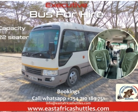Nairobi bus Hire Shuttle Buses – Kenya Car Hire Services